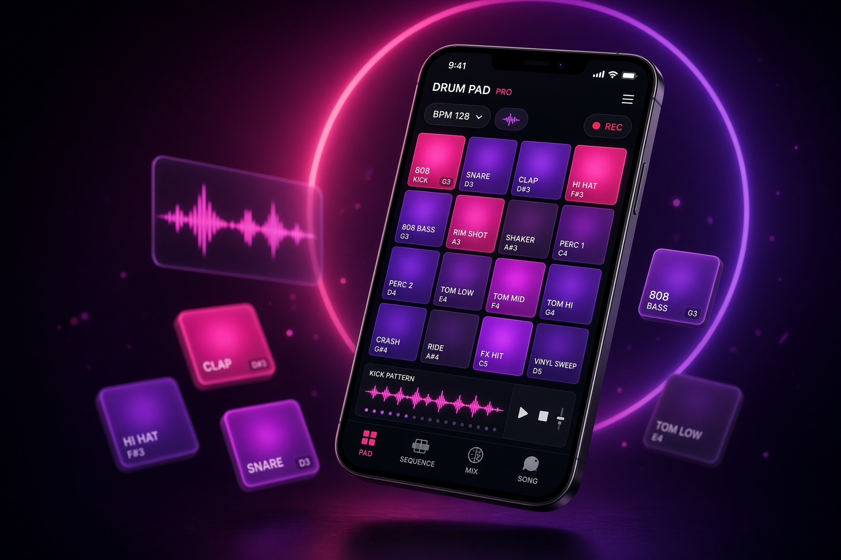 Drum Pad app preview