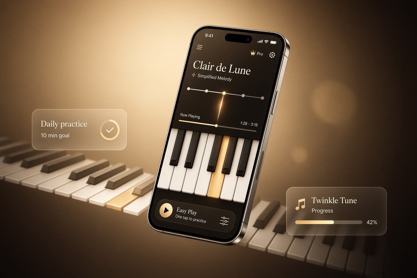 Easy Piano app preview