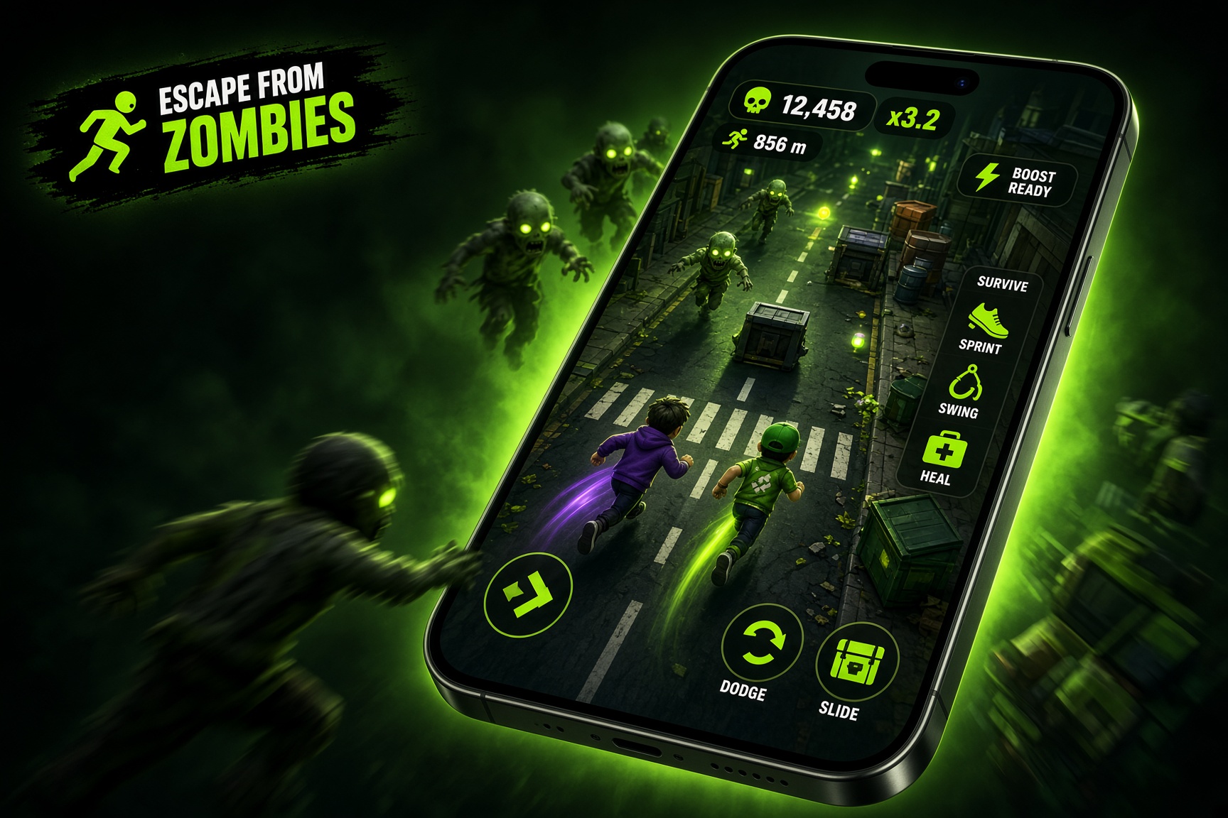 Escape From Zombies app preview