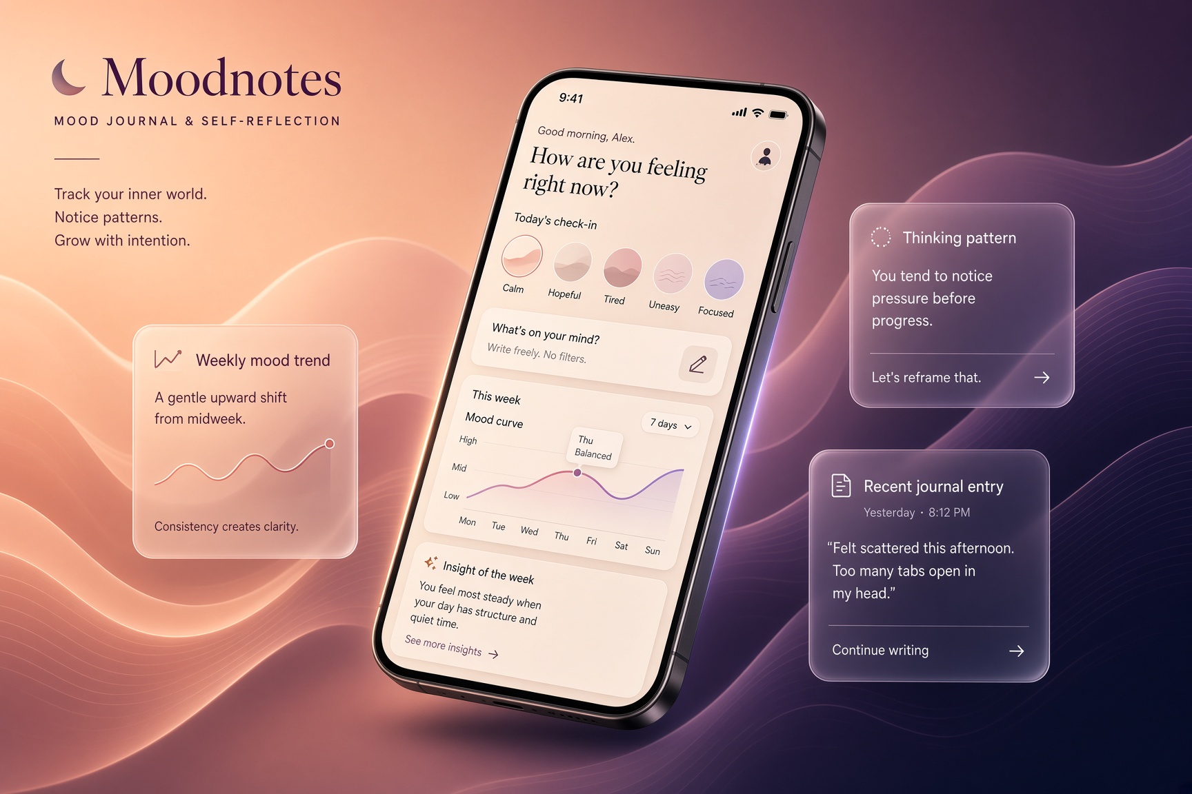 Moodnotes app preview