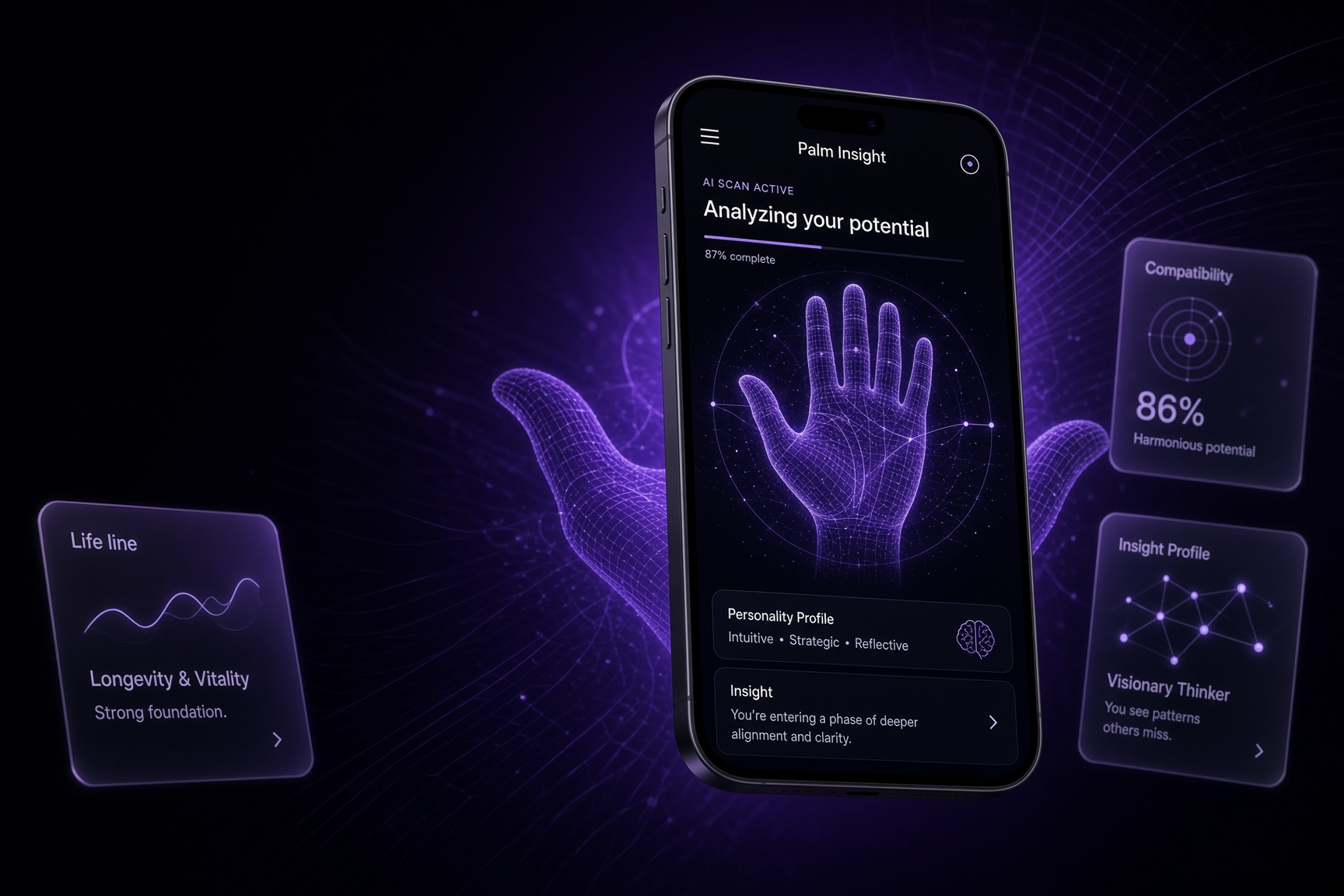 Palmist app preview