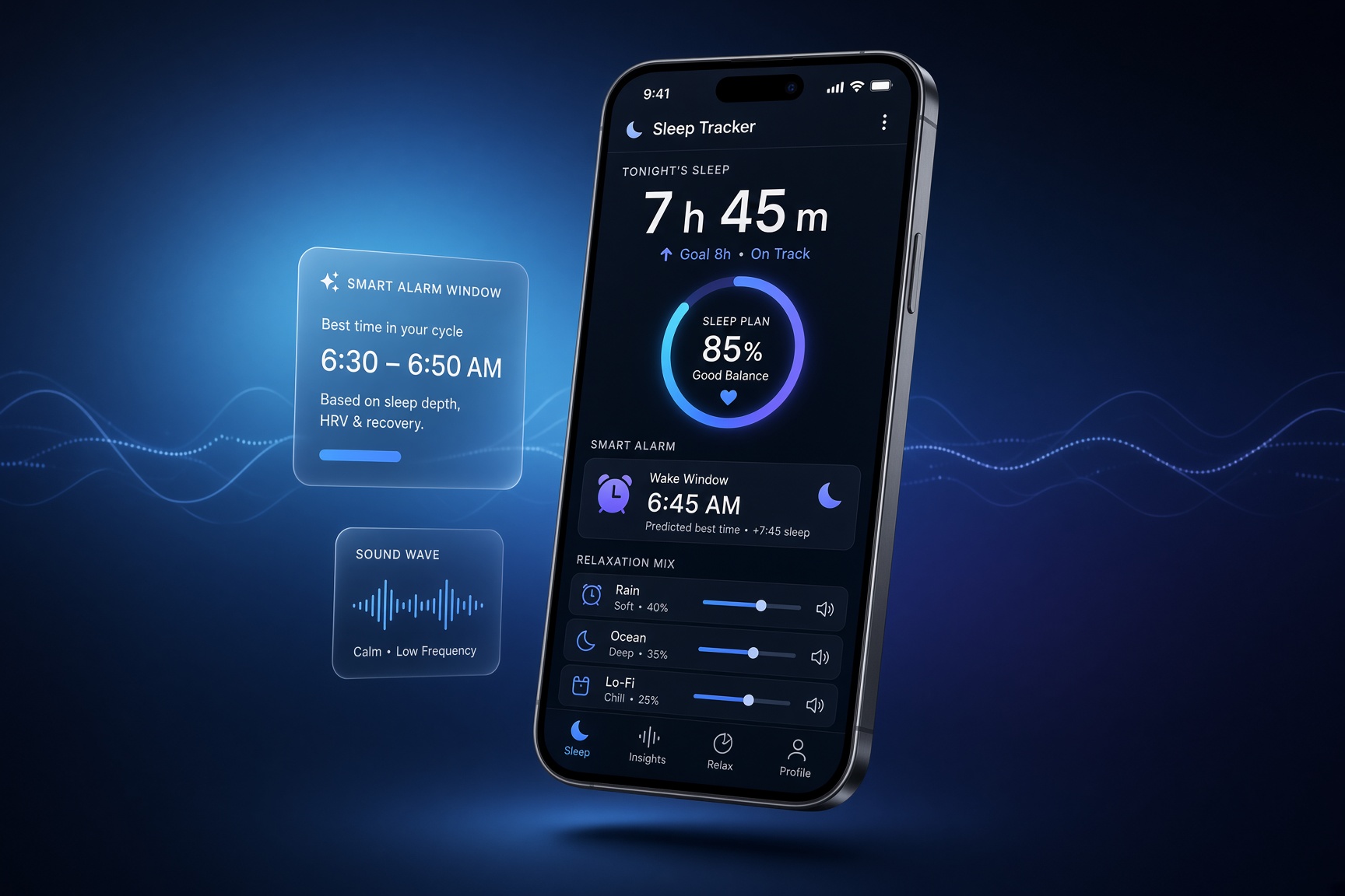 Sleep Tracker app preview
